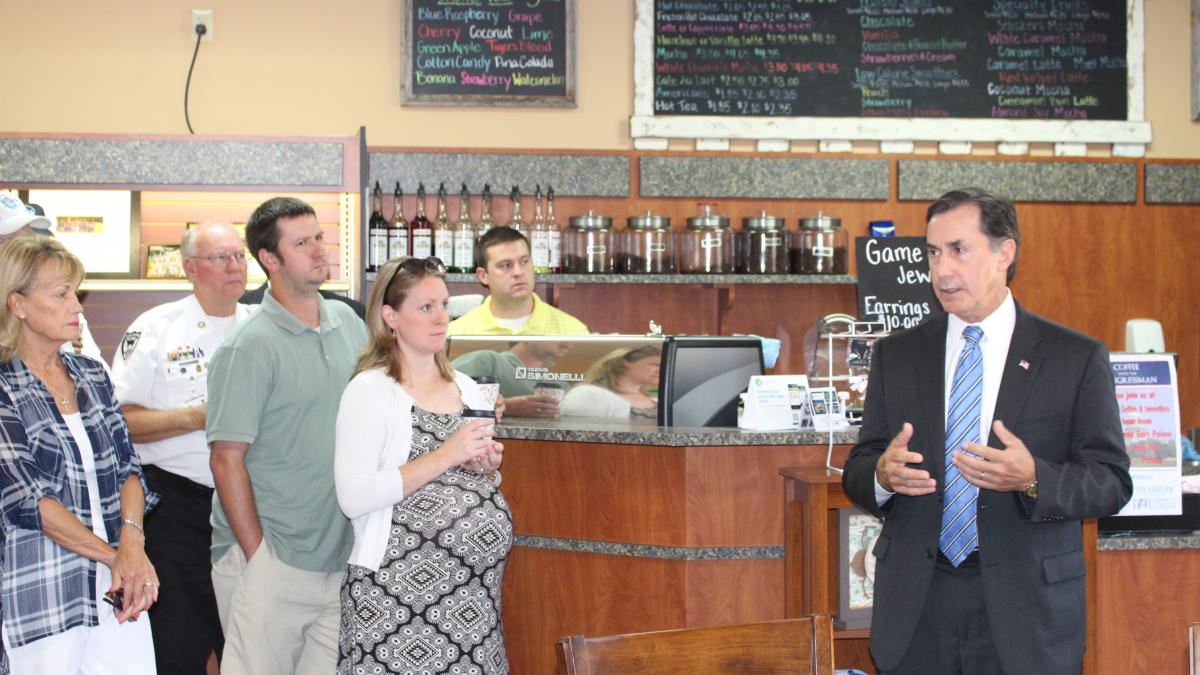 Representative Gary Palmer with constituents