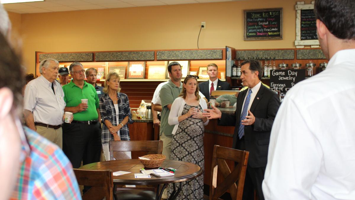 Representative Gary Palmer with constituents