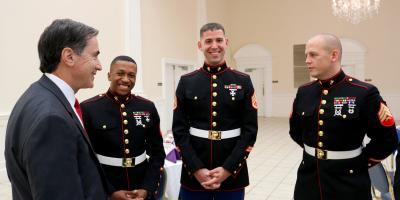 Representative Gary Palmer and Marines