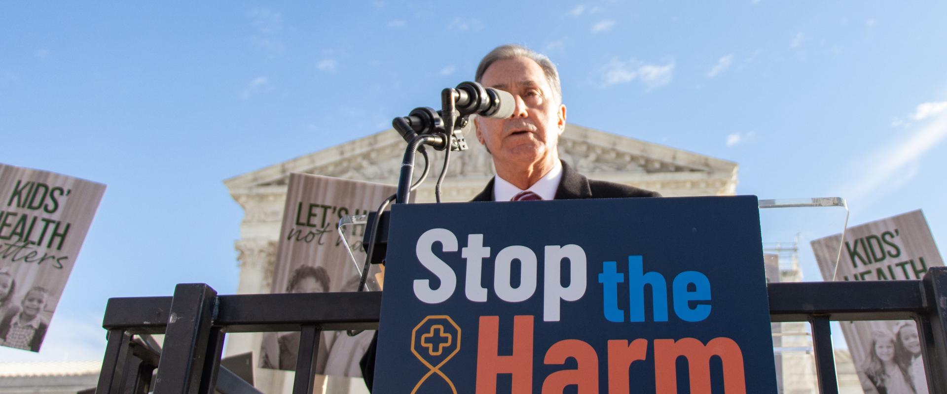 Congressman Palmer outside SCOTUS