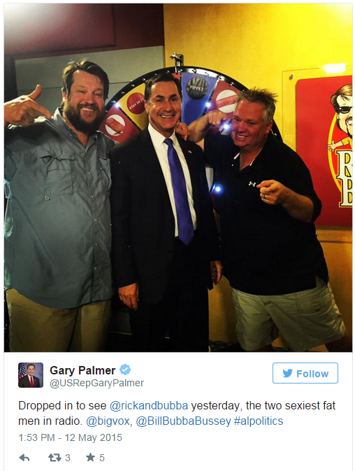 Representative Gary Palmer Rick and Bubba