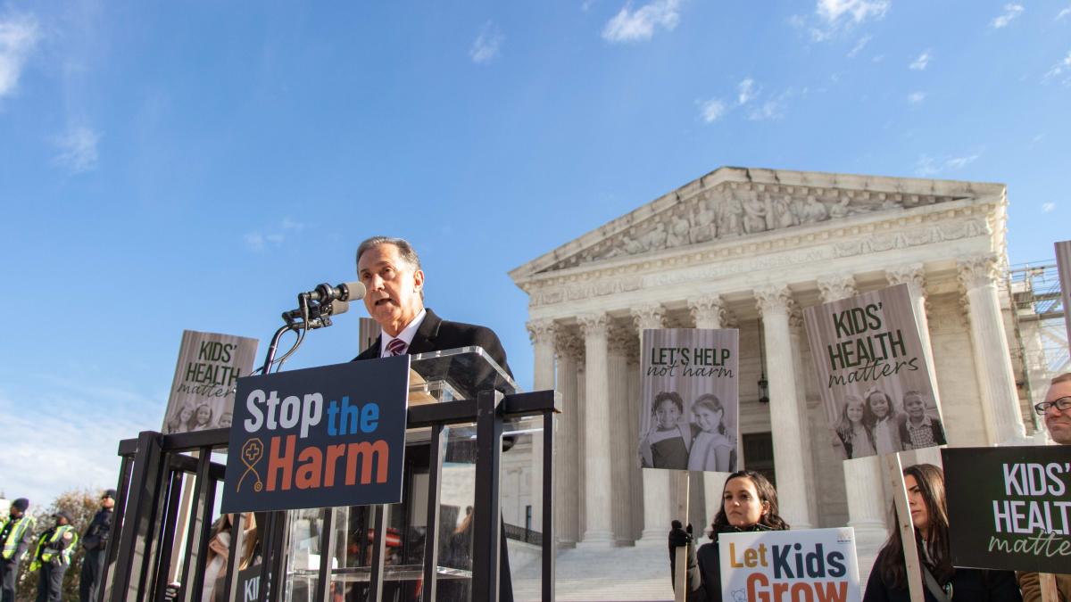 Congressman Palmer outside SCOTUS