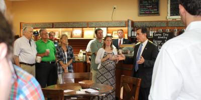 Representative Gary Palmer with constituents