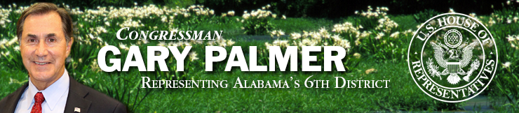 Representative Gary Palmer Press Release Banner