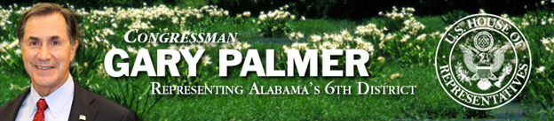 Representative Gary Palmer Press Release Banner